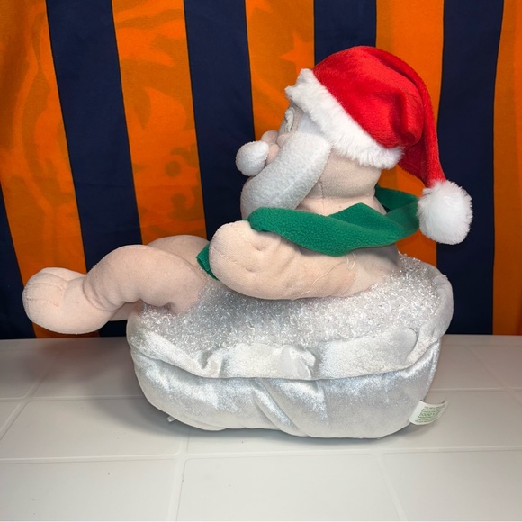 Vintage SOUND N LIGHT ANIMATRONIC SPLISH SPLASH SANTA in TUB ANIMATED SINGING - Picture 4 of 6